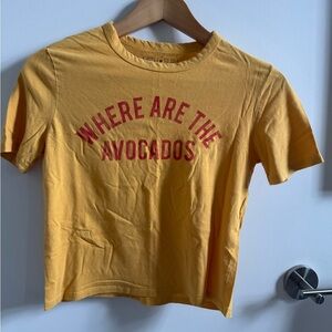 WOMENS -S - Fifth Sun Mustard Yellow Tee